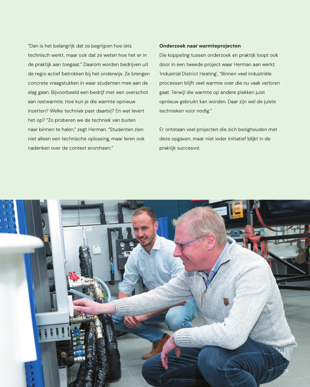 Pulse, pagina 29: Werk maken van de warmtetransitie