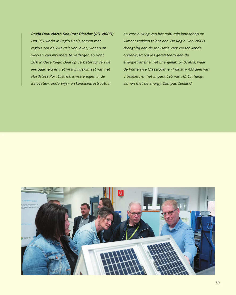 Pulse, pagina 59: Zonder kennis geen transitie